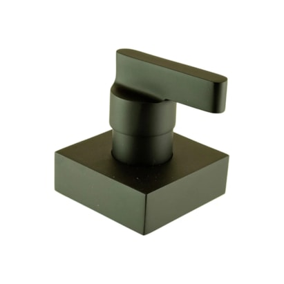 Acabamento para Registro Gaveta com Canopla Kimetais Plena Slim Black Matte - AR002365