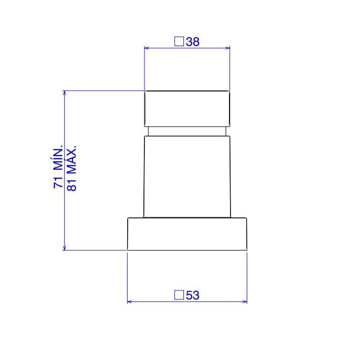 Acabamento para Registro Gaveta Deca Cubo 1/2