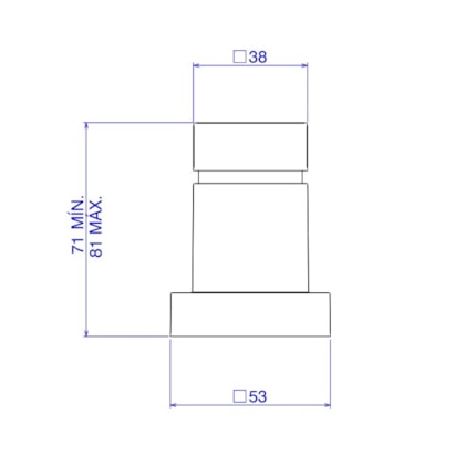 Acabamento para Registro Gaveta Deca Cubo 1/2