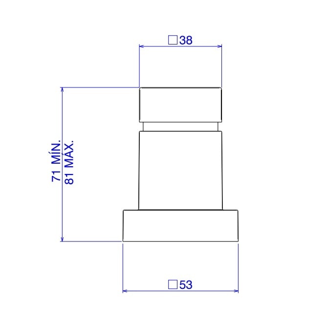 Acabamento para Registro Gaveta Deca Cubo 1/2