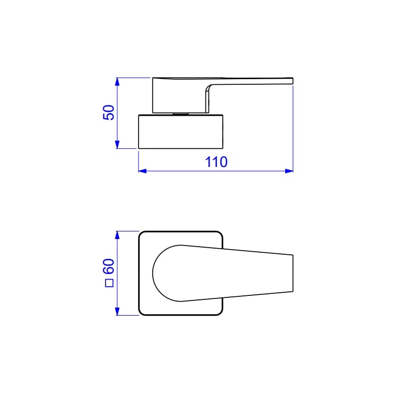 Acabamento para Registro Gaveta Deca Level 1/2