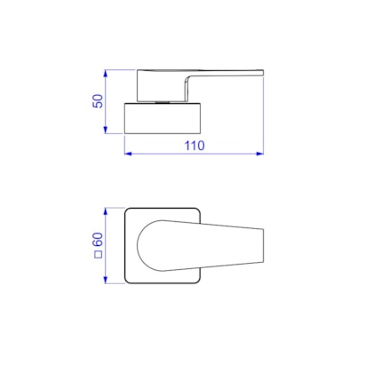 Acabamento para Registro Gaveta Deca Level 1/2