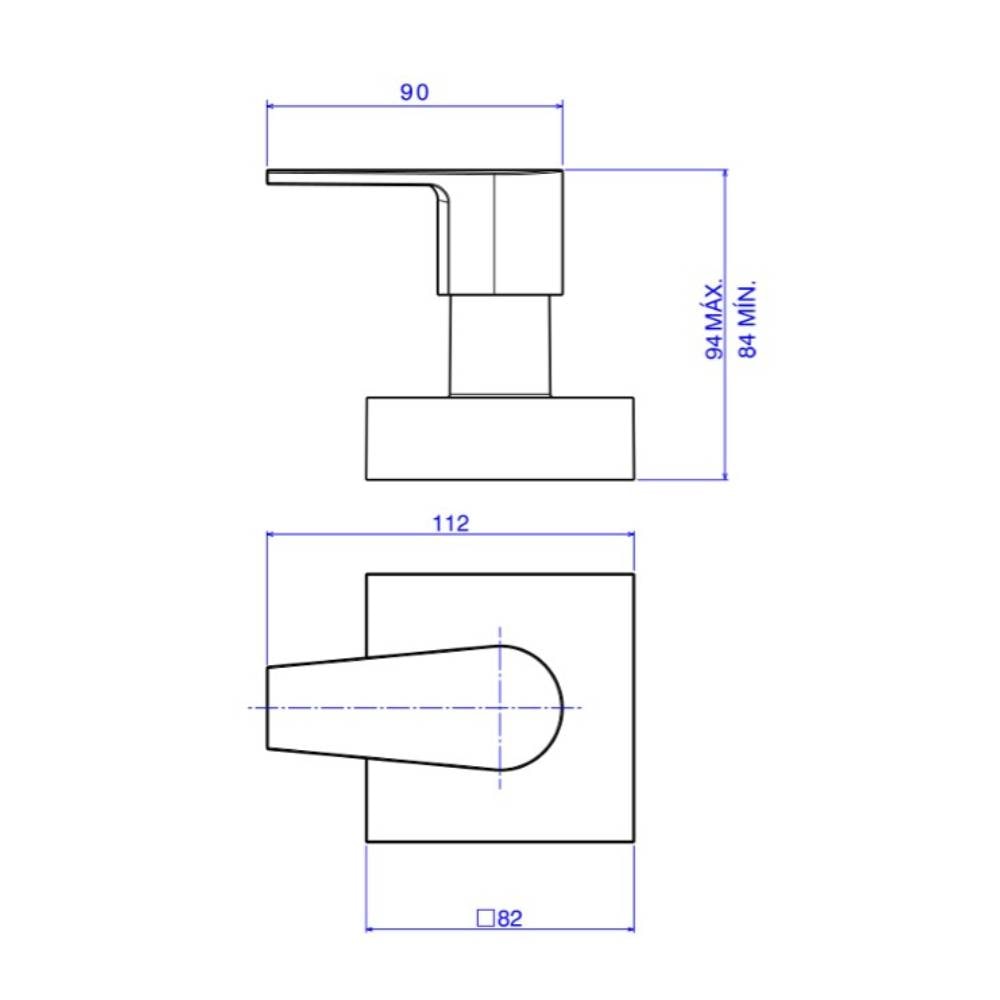 Acabamento para Registro Gaveta Deca Polo Gold - 4900.BL26.GD.NO