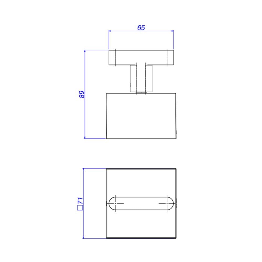 Acabamento para Registro Gaveta Deca Soul Black Matte - 4900.BL38.GD.MT