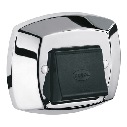 Acabamento Válvula de Descarga Docol Clássica Black Preto e Cromado - 01500057