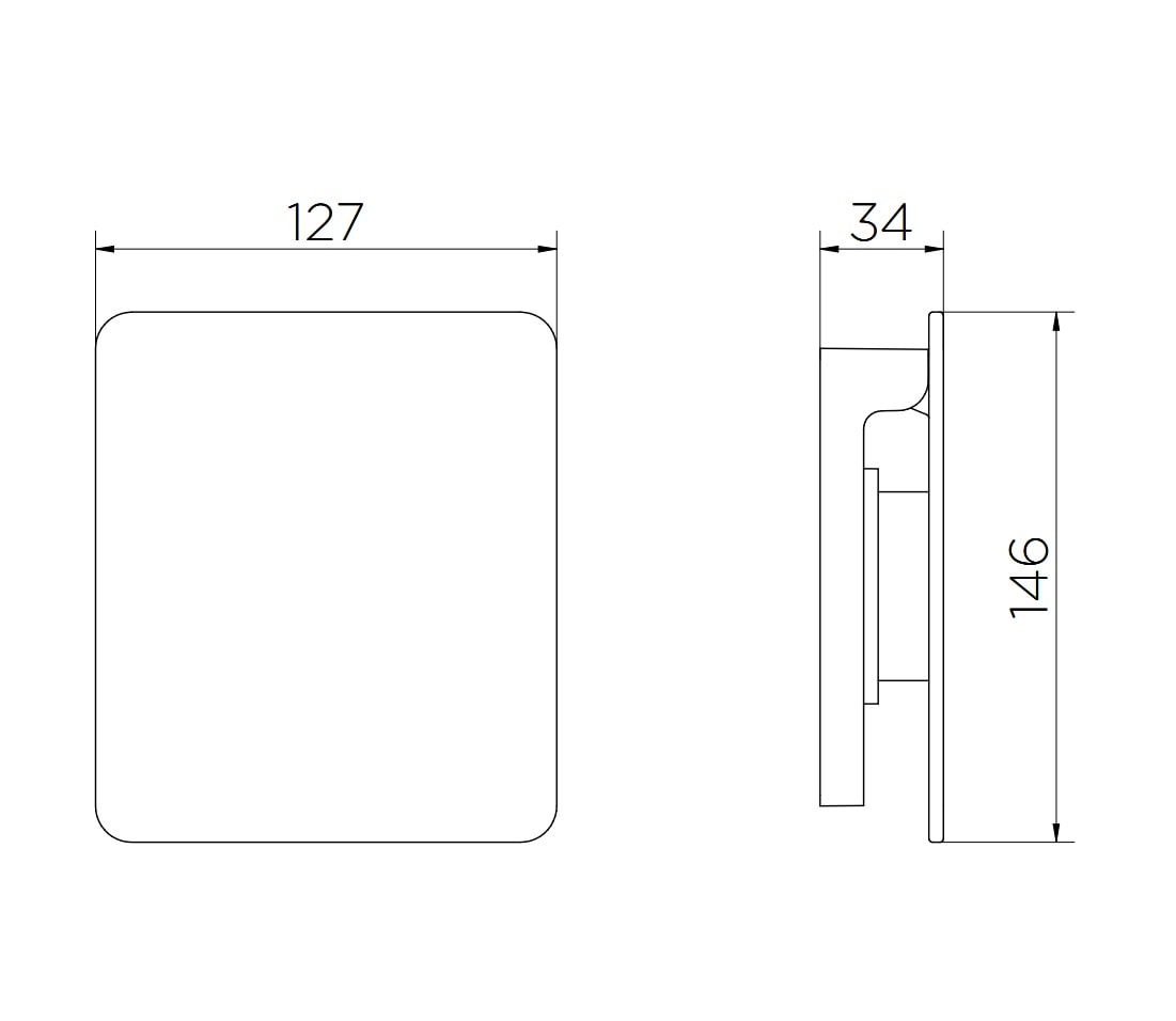 Acabamento Válvula de Descarga Docol Flat Cobre Escovado - 00931769