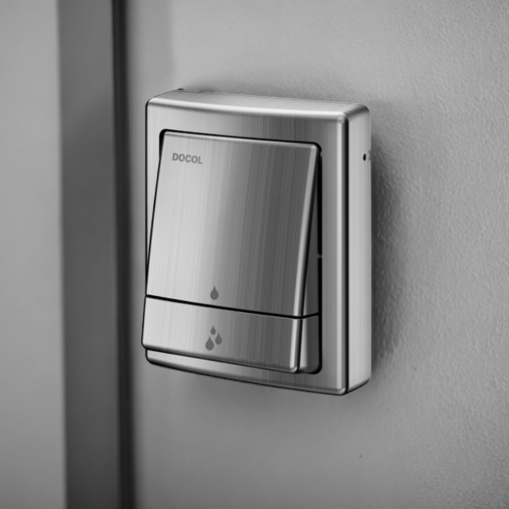 Acabamento Válvula de Descarga Docol Square Salvagua Grafite Escovado - 449570