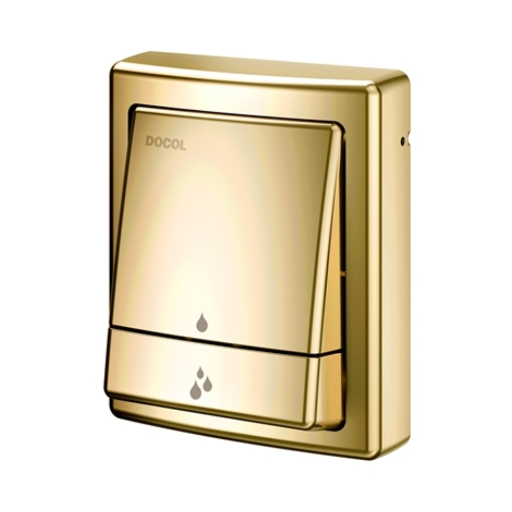 Acabamento Válvula de Descarga Docol Square Salvagua Ouro Polido - 449543