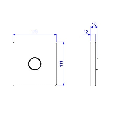 Acabamento Válvula de Descarga Hydra Plus Deca Gold - 4916.GL.PLS