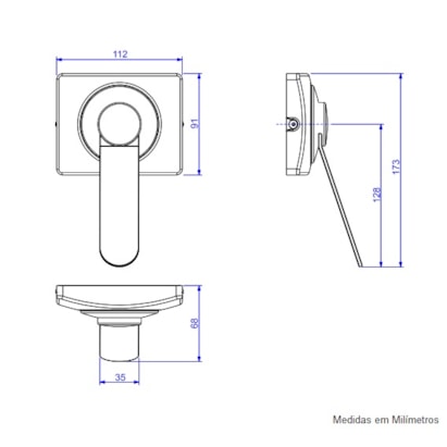 Acabamento Válvula de Descarga Kit Conversor Hydra Max para Hydra conforto Cromado - 4916.C.112.CONF