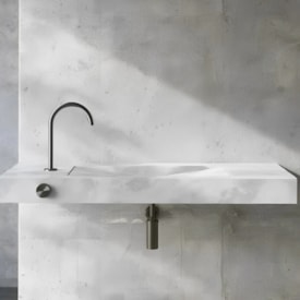 Acionamento Torneira Mesa Redondo Docol Mix&Match Grafite Escovado - 90009171070