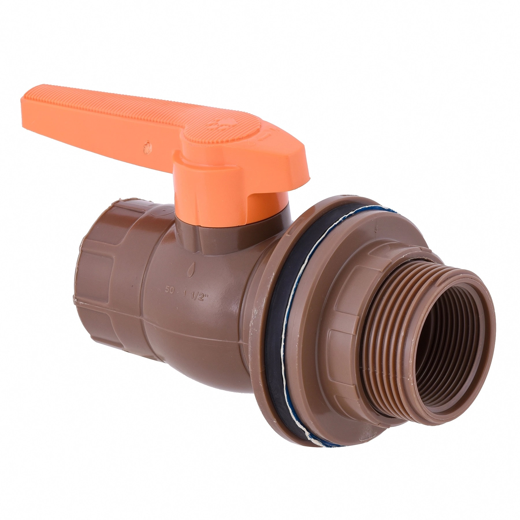 Adaptador Soldável PVC Tigre para Caixa d'Água com Registro 50mm 1.1/2