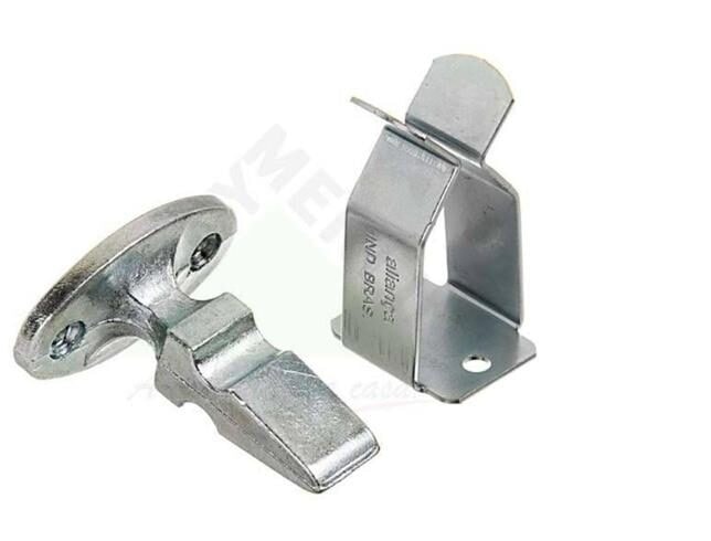 Aliança Fixador para Porta de Piso Cromado 86151/3