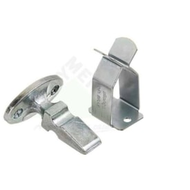 Aliança Fixador para Porta de Piso Cromado 86151/3