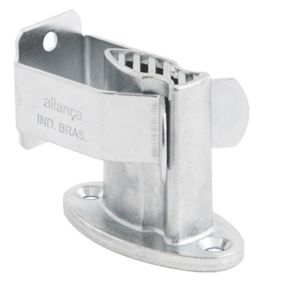 Aliança Fixador para Porta de Piso Cromado 86151/3