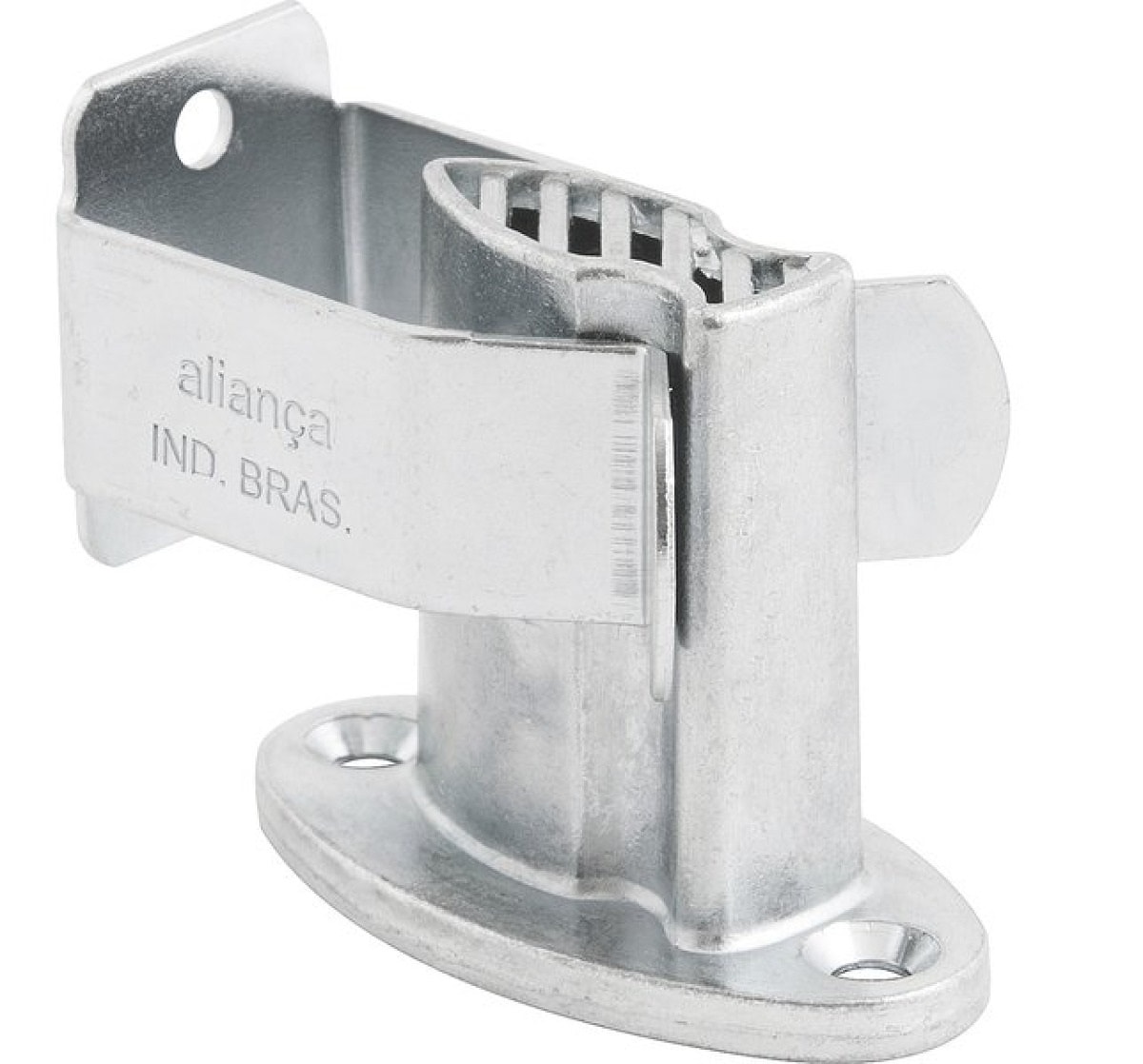 Aliança Fixador para Porta de Piso Cromado 86151/3