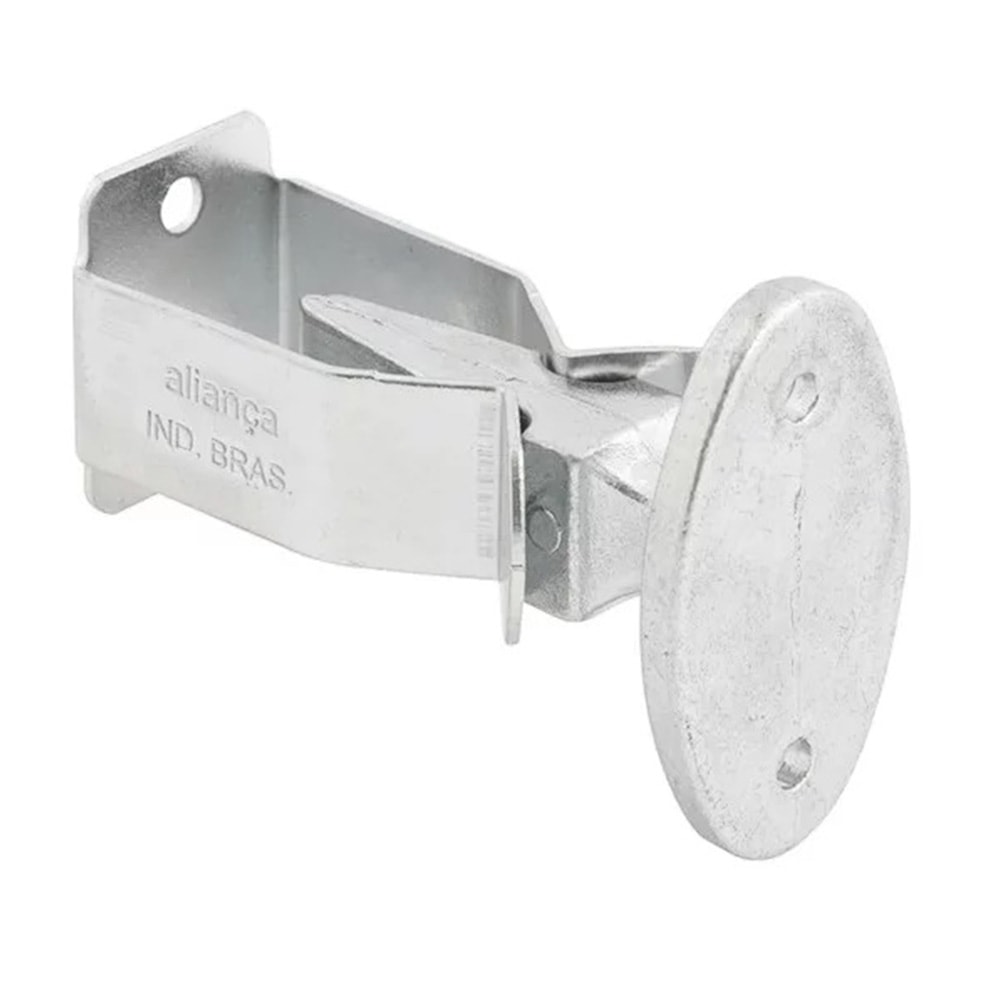 Aliança Fixador para Porta de Rodapé Cromado 86151/1