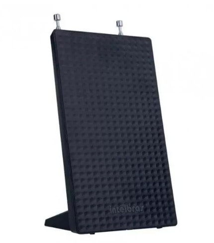 Antena de TV Digital Intelbras Interna HDTV Preta
