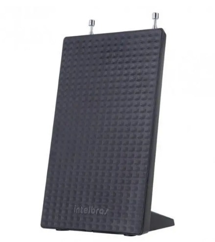 Antena de TV Digital Intelbras Interna HDTV Preta