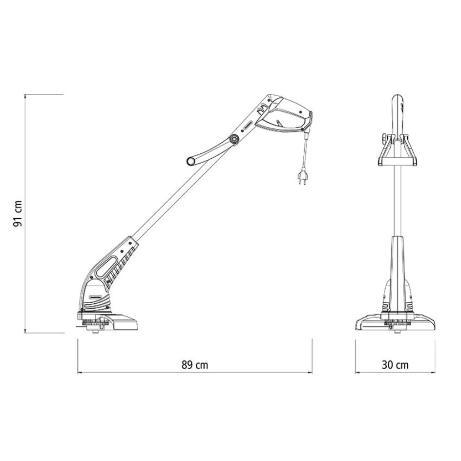 Aparador de Gramas Elétrico Tramontina AP1000T 1000w 127v - 79634102
