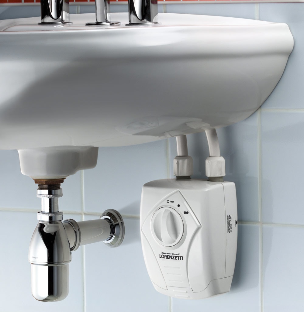 Aquecedor Elétrico Lorenzetti Versátil 5500w 220v Branco - 7560027