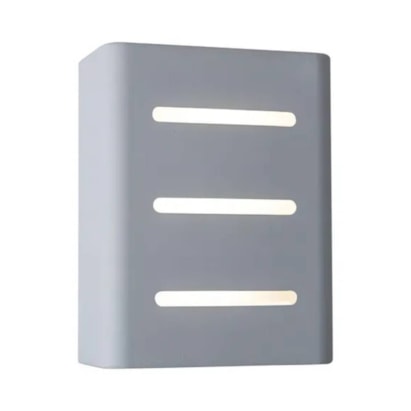 Arandela Blumenau Fussen 3 Atletas 2xG9 Branco Fosco