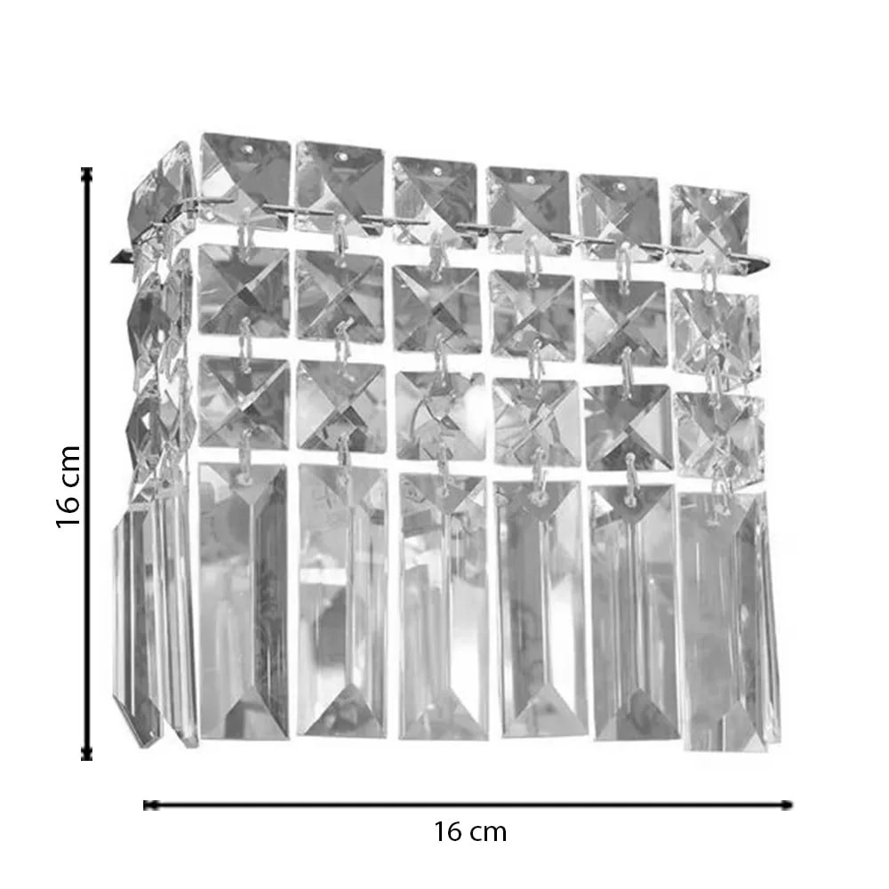 Arandela Bronzearte Paris Cristal - GPPR161201ARQV2