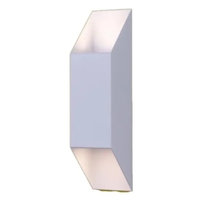 Arandela de Alumínio Ideal para 2 Lâmpadas GU10 Branco - 112