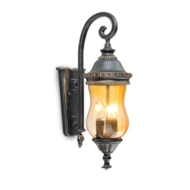 Arandela Evoled Com Vidro Ambar 2L - LO-1271