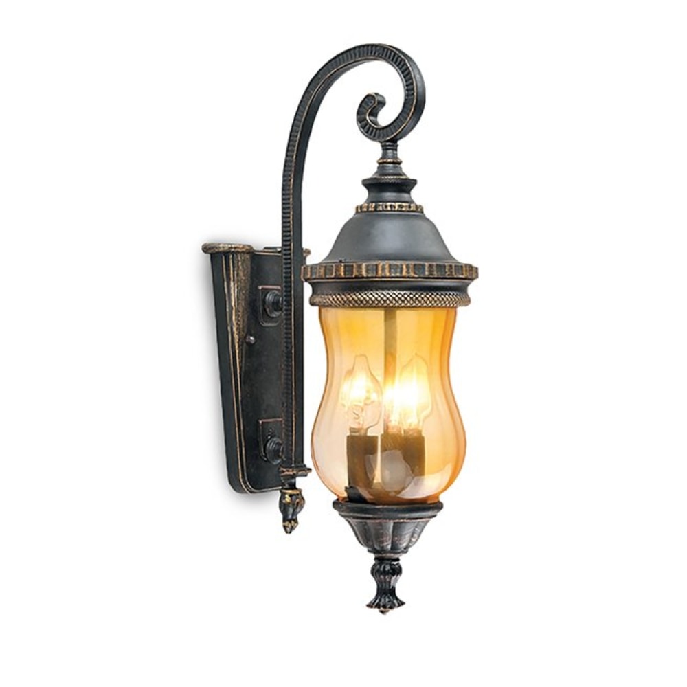 Arandela Evoled Com Vidro Ambar 2L - LO-1271