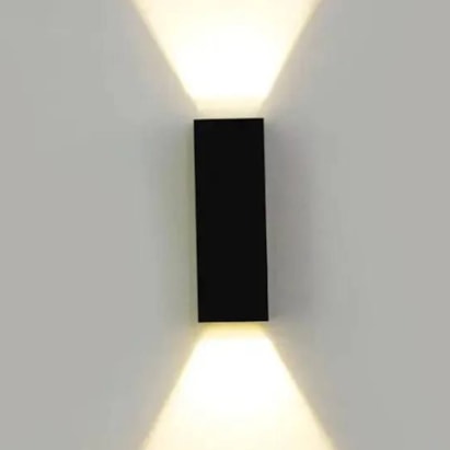 Arandela Evoled Retangular 5W 3000K Preto - LE-3901
