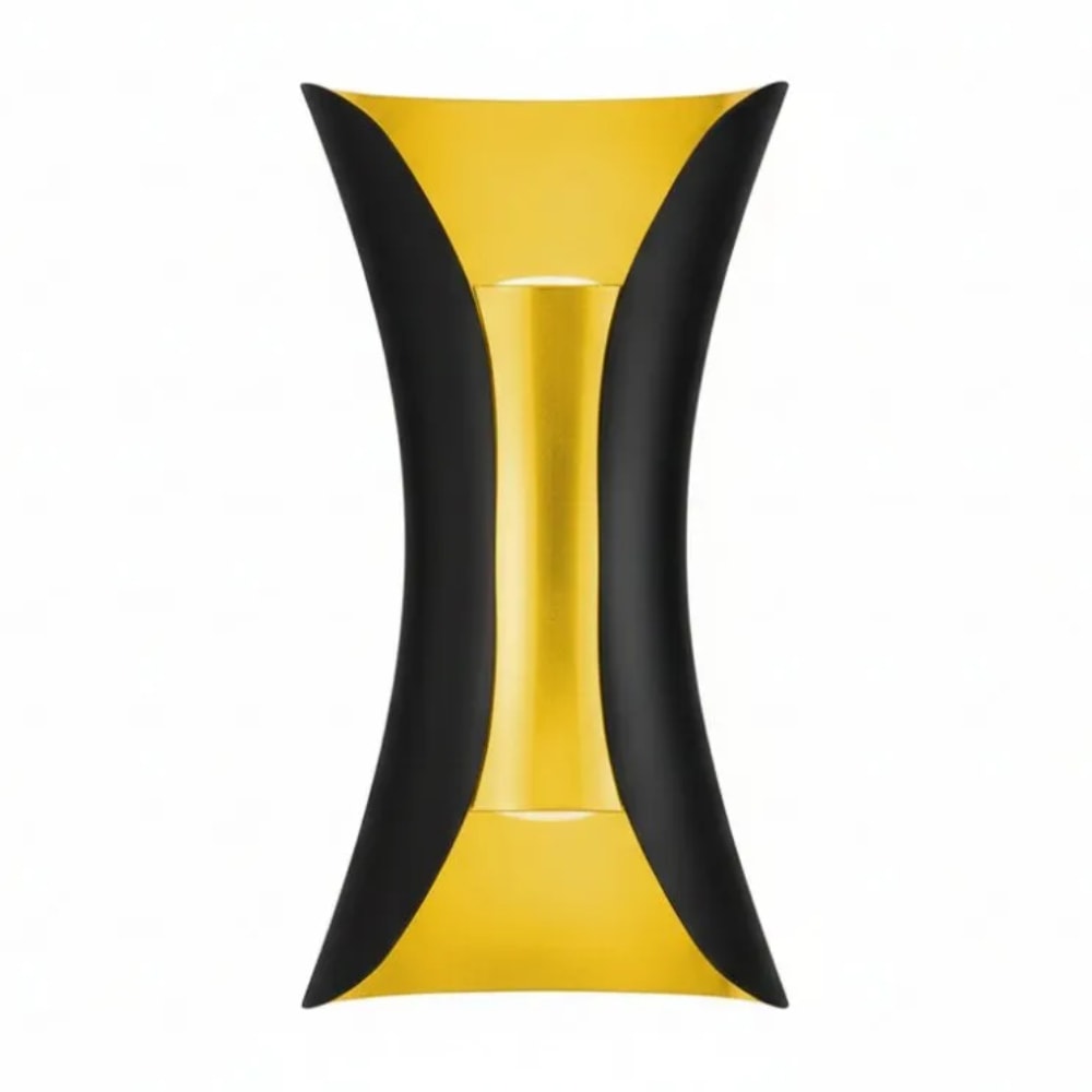 Arandela GMH 10W Noctis Preto e Gold