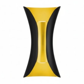 Arandela GMH 10W Noctis Preto e Gold