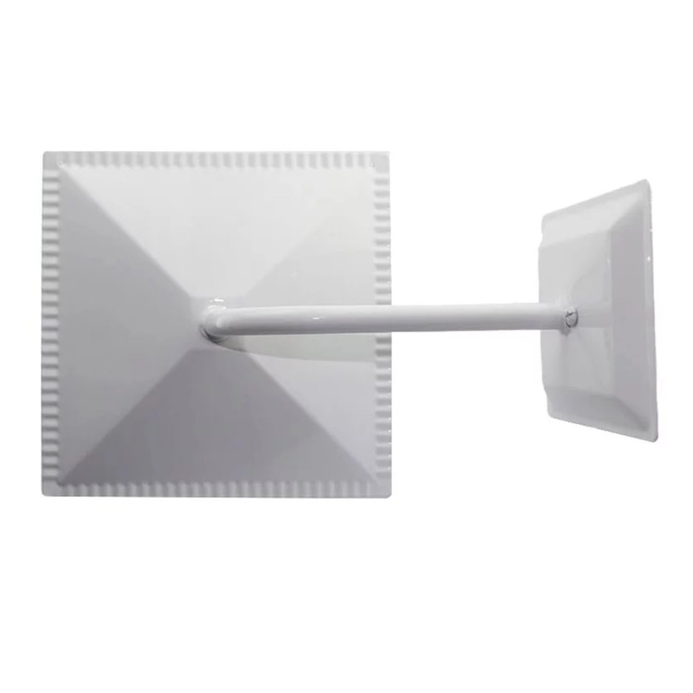 Arandela Ideal Colonial Quadrada Branca - L-4-B