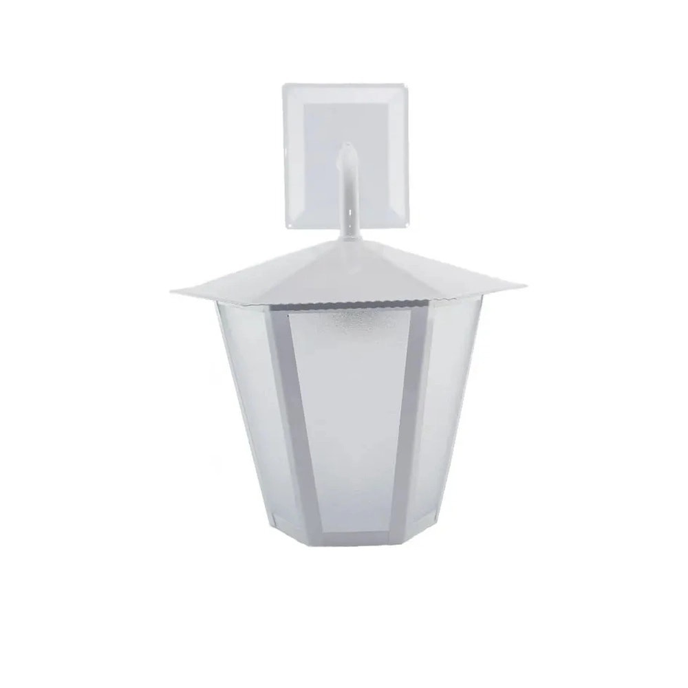 Arandela Ideal Colonial Sextavada Branca - L-3-B