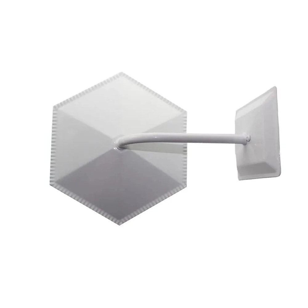 Arandela Ideal Colonial Sextavada Branca - L-3-B