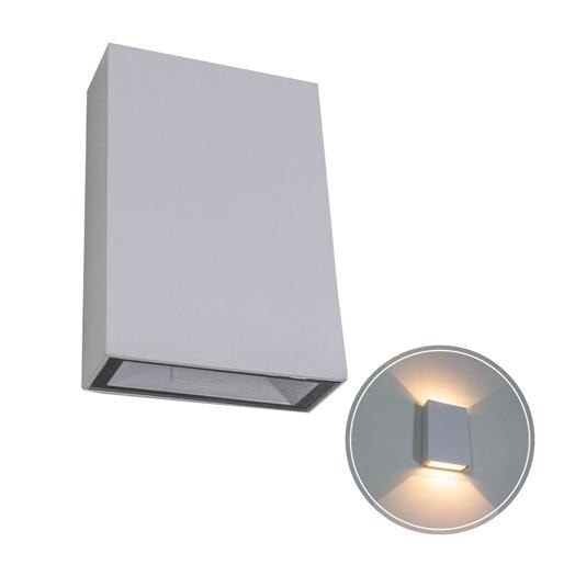 Arandela LED Taschibra Quadre 2 Facho 4W 3000K Branca - 15060110