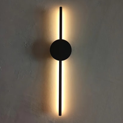 Arandela Linear Delis LED 60cm 10W 3k Preto - DS8244