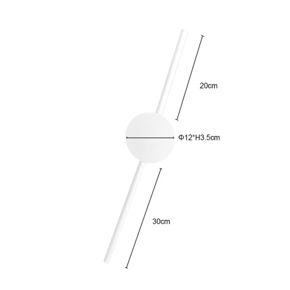 Arandela Linear Delis LED 60cm 10W 3k Preto - DS8244