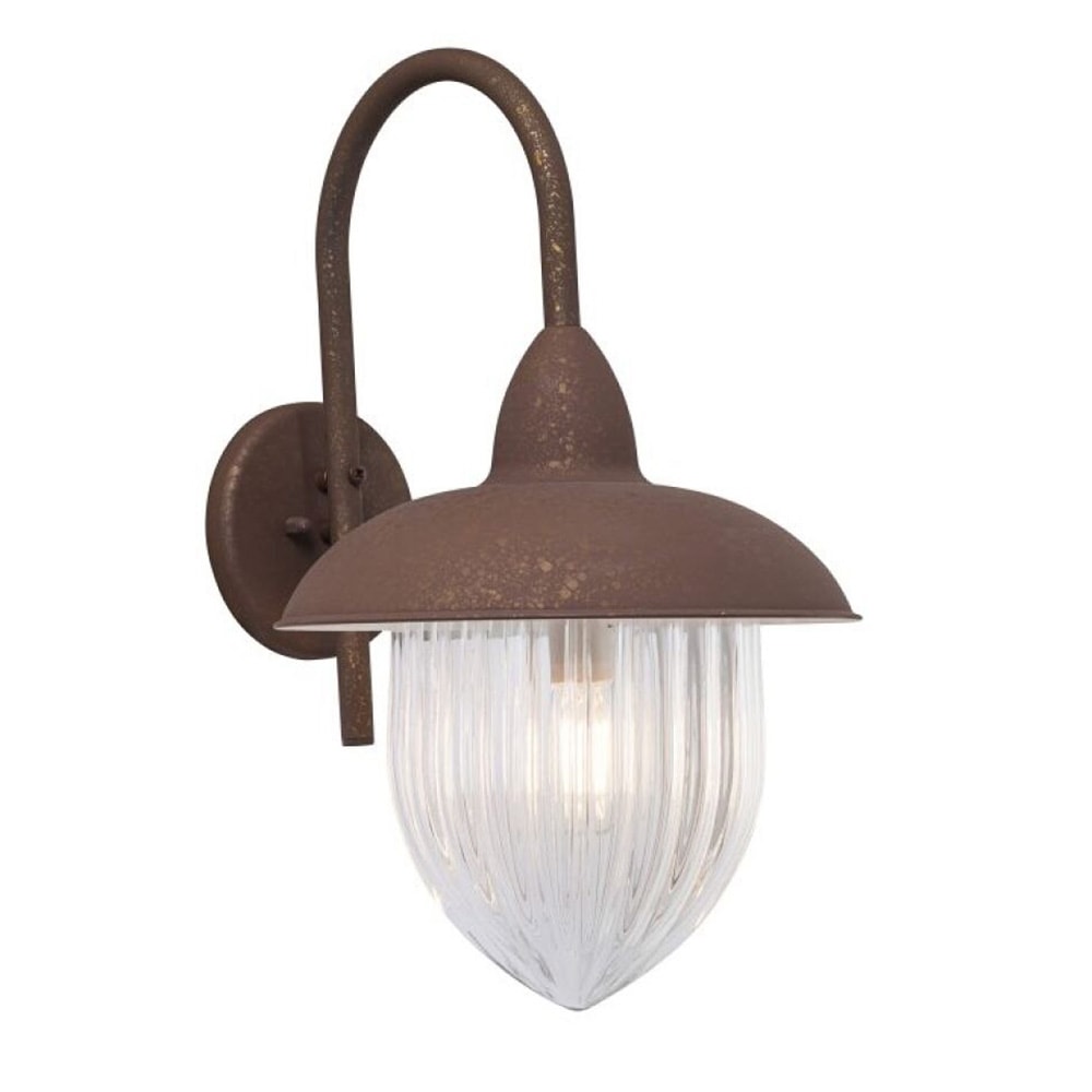 Arandela Madelustre Veneza 1L Media Marrom - 3067MA/94