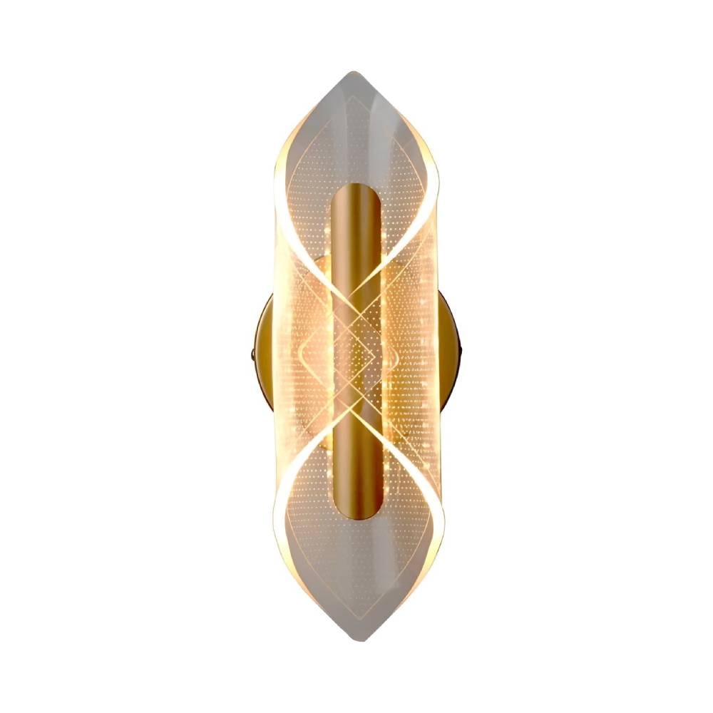Arandela Nitrolux LED 7W 3 em 1 Dourado - ALA-001