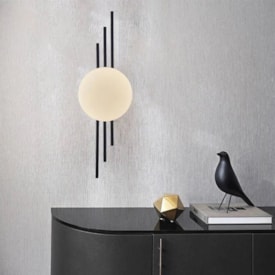 Arandela Nordecor Cami LED 6W 3000K Preto - 2722