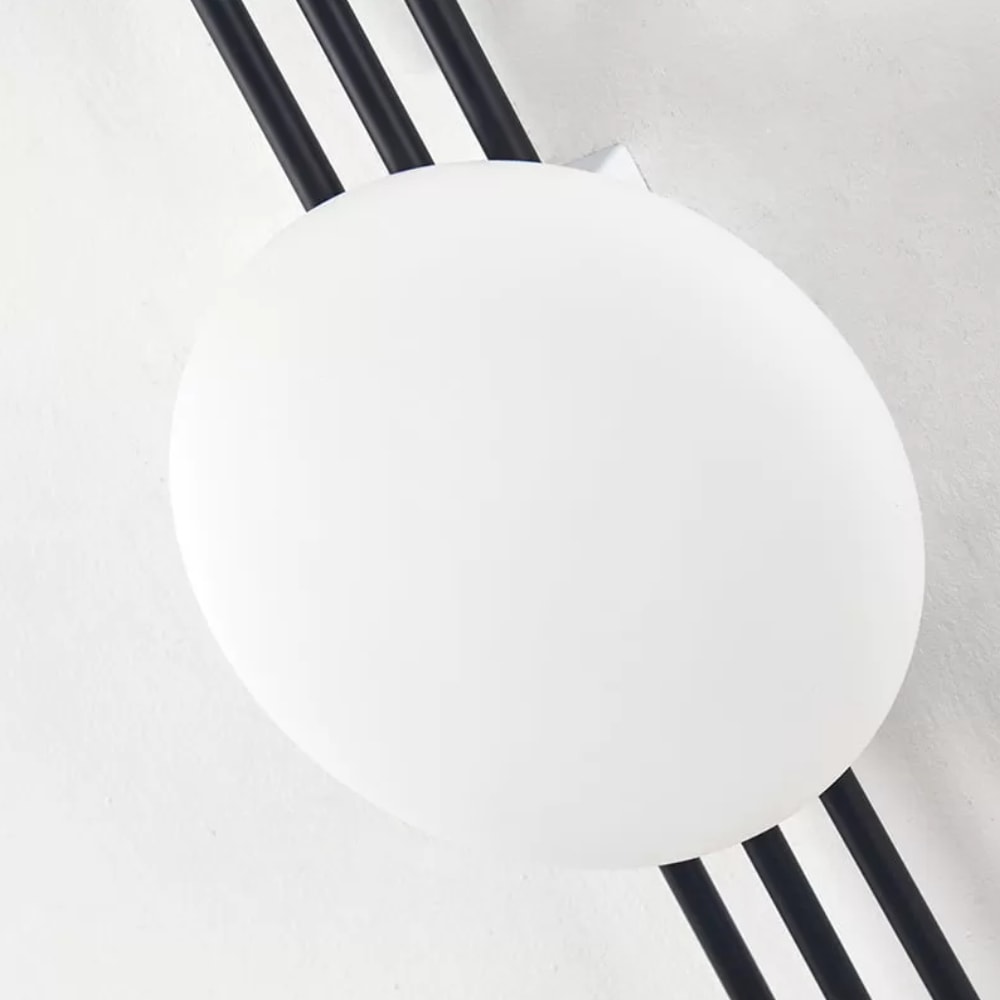 Arandela Nordecor Cami LED 6W 3000K Preto - 2722