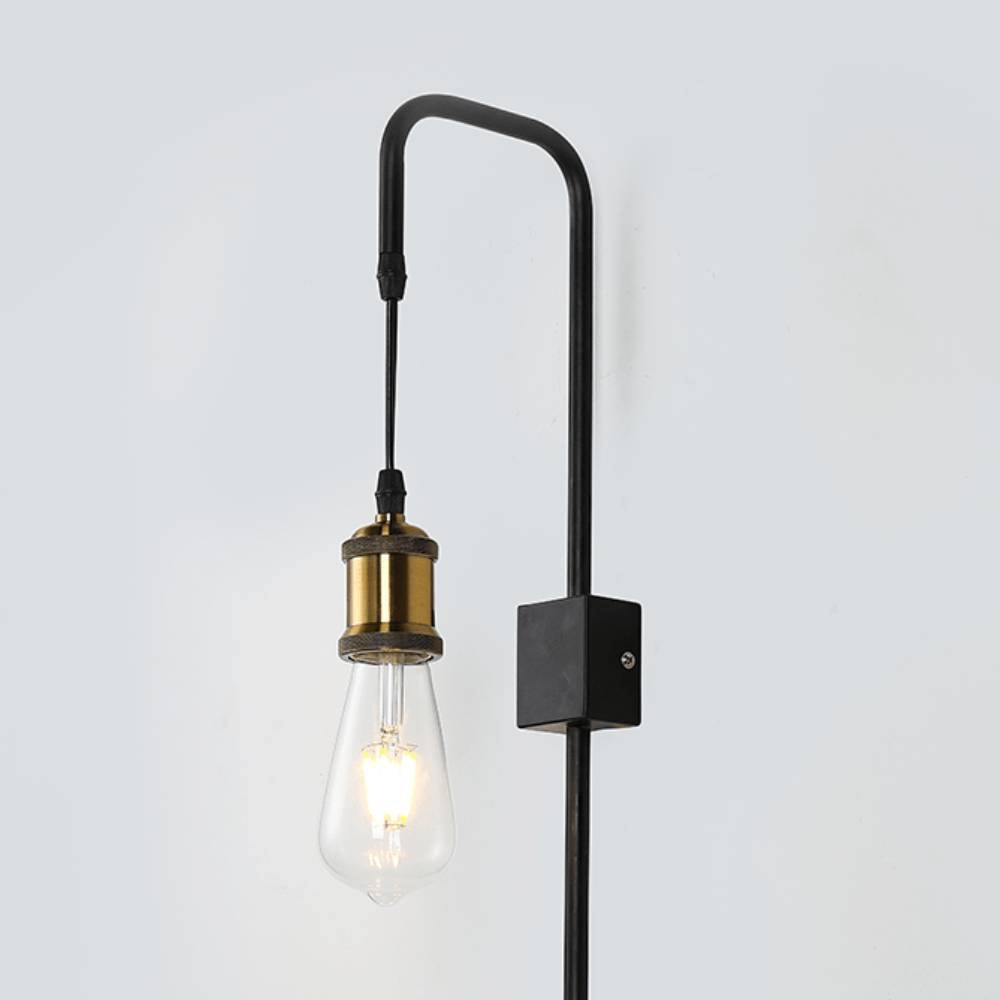 Arandela Nordecor E27 Preta - 2014
