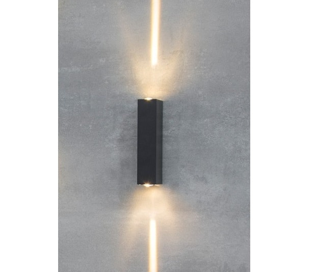 Arandela Nordecor Mitel 23W 3000K Preta - D1342