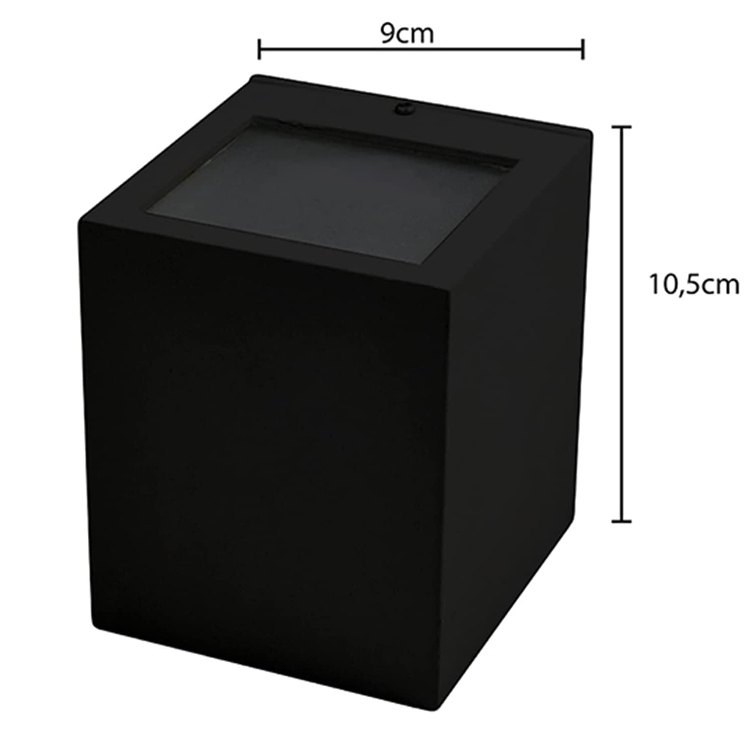 Arandela Nordecor Tone 2XG9 Preta - 2047