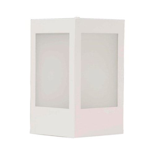 Arandela RGA Nordic Triangular 1L Branca Fosca - 1138