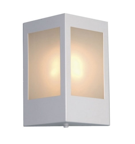 Arandela RGA Nordic Triangular 1L Branca Fosca - 1138