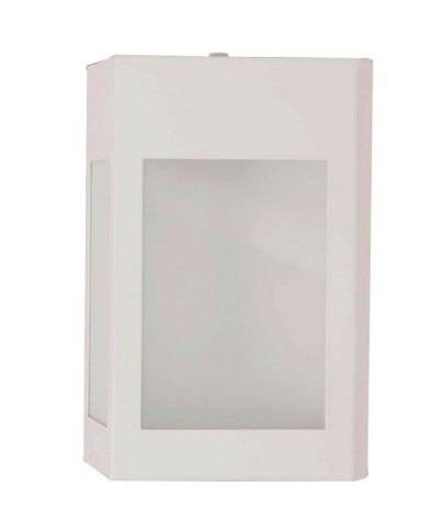 Arandela RGA Nordic Triangular 1L Branca Fosca - 1138