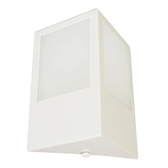 Arandela RGA Nordic Triangular 1L Branca Fosca - 1138